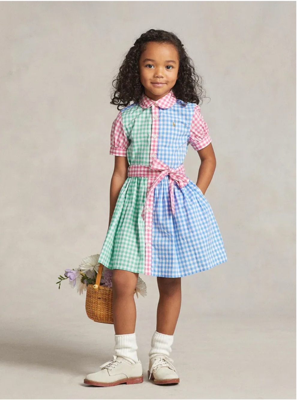 Polo Ralph Lauren 3T Gingham Shirt Dress